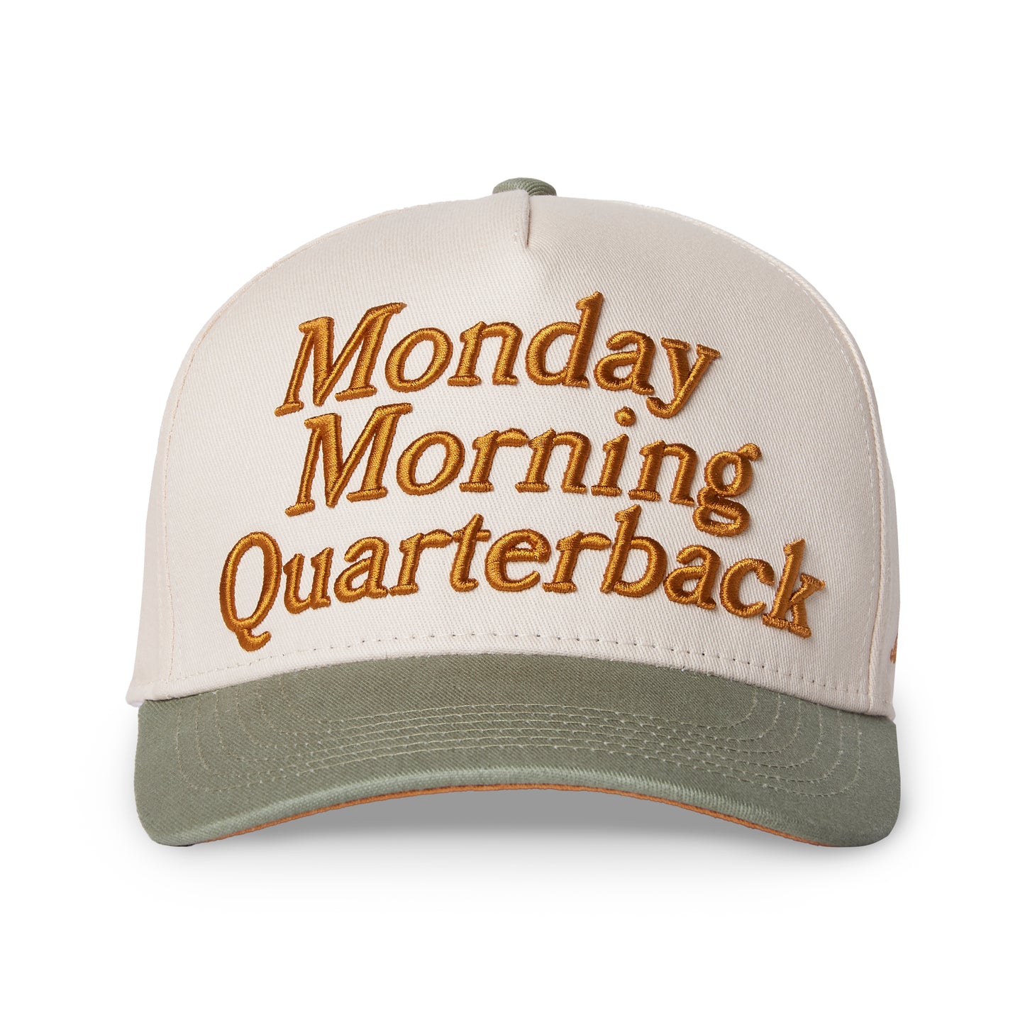 Monday Morning Quarterback Cap | Turtledove / Golden Orange